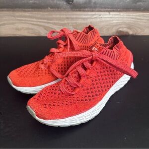NOBULL ASPIRE Red Knit Sneaker Women 10 Men‎ 8.5 CrossFit Athlete Sneakers READ